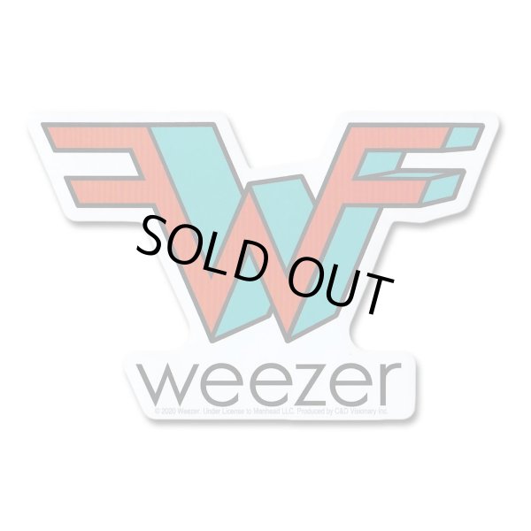 画像1: Weezer ステッカー ウィーザー W Logo (1)
