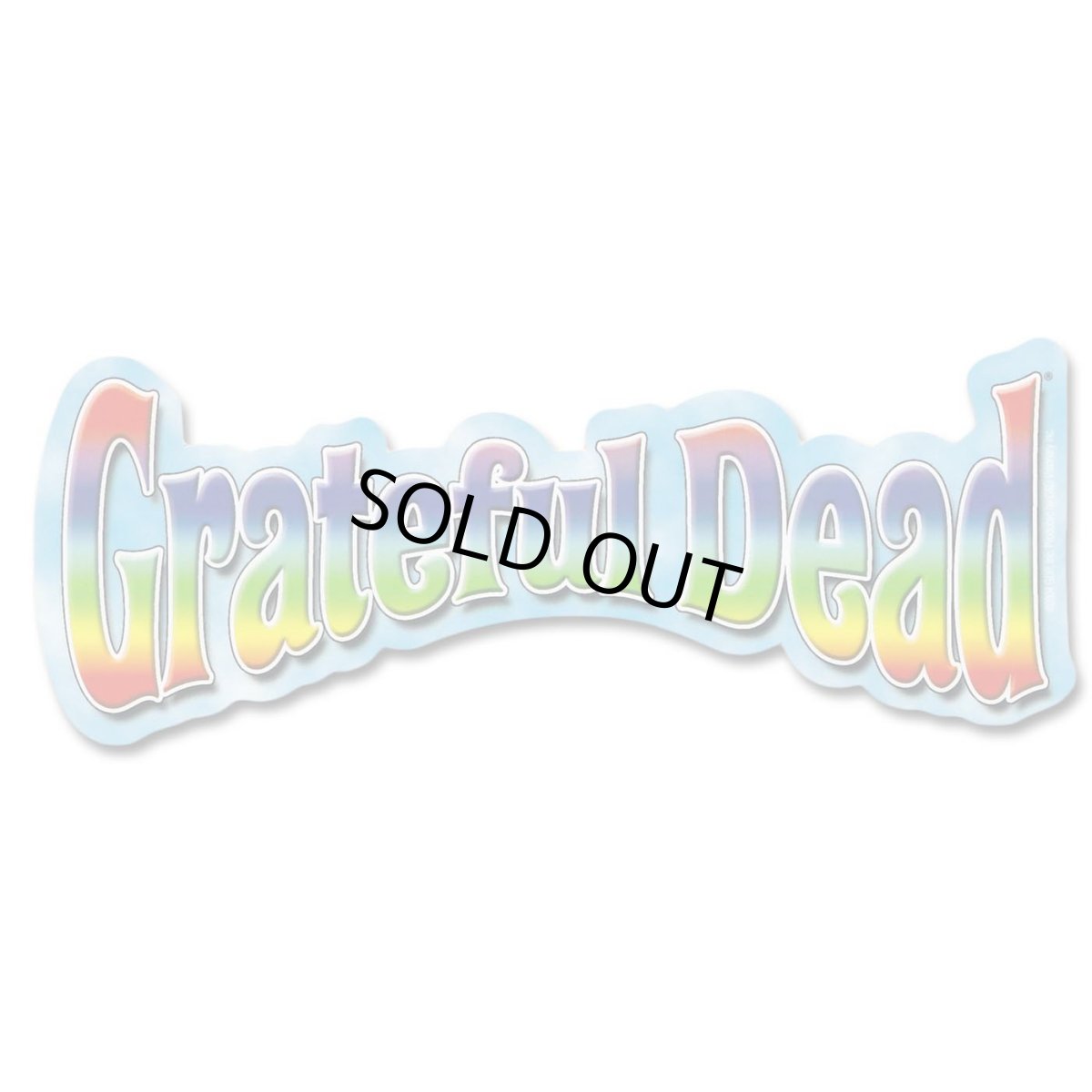 画像1: Grateful Dead ステッカー グレイトフル・デッド Rainbow Logo (1)