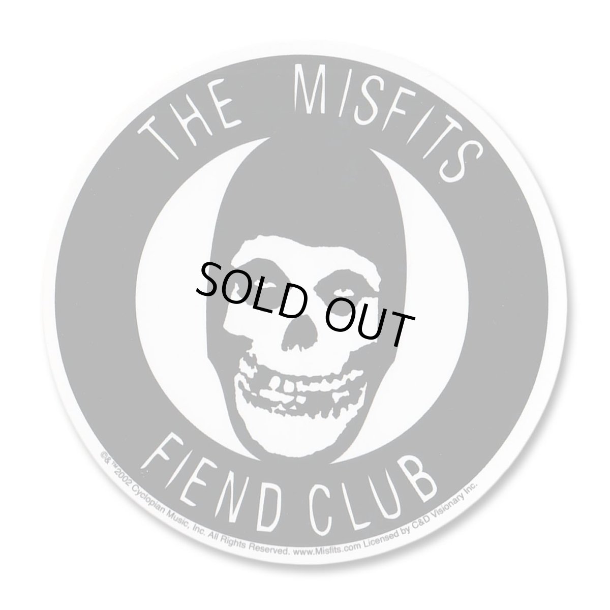 画像1: Misfits ステッカー ミスフィッツ Fiend Club (1)