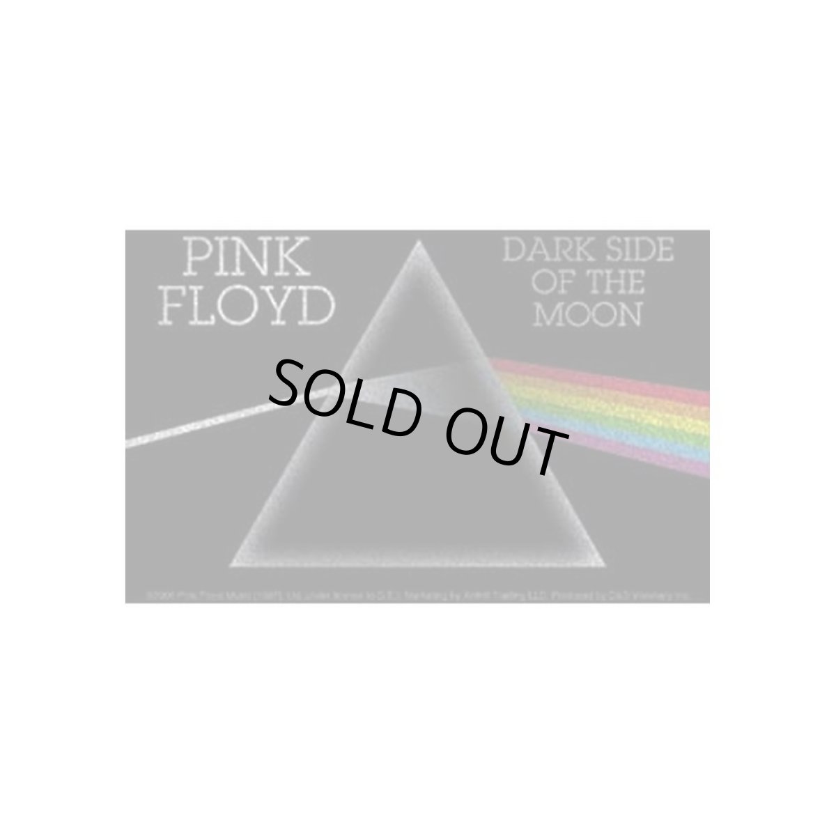 画像1: Pink Floyd ラメステッカー ピンク・フロイド DSOM Glitter (1)