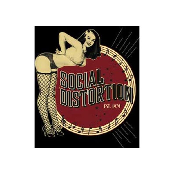 画像1: Social Distortion ステッカー ソーシャル・ディストーション Burlesque (1)