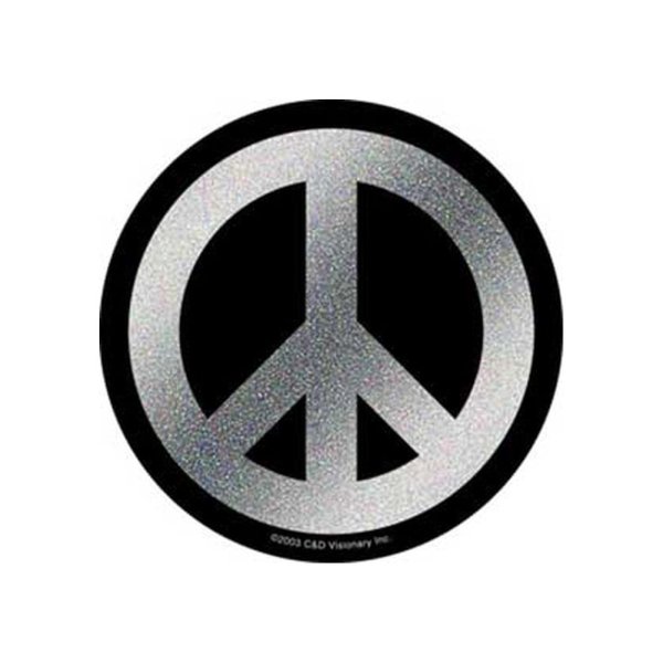 画像1: Peace Glitter ラメステッカー (1)