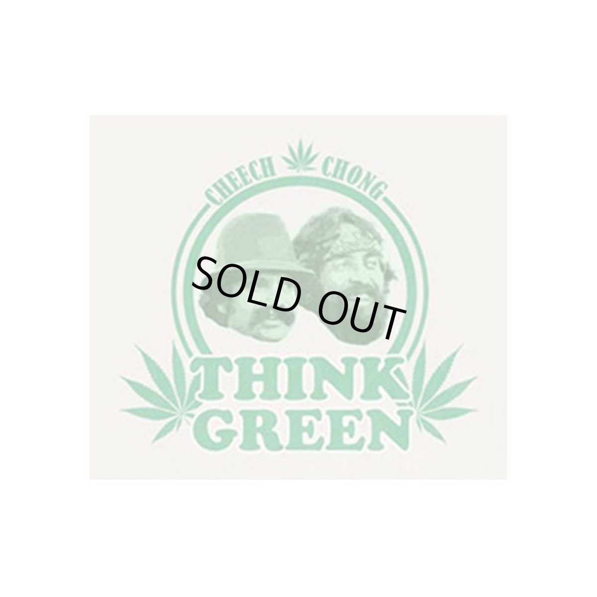 画像1: Cheech & Chong ステッカー チーチ&チョン Think Green (1)