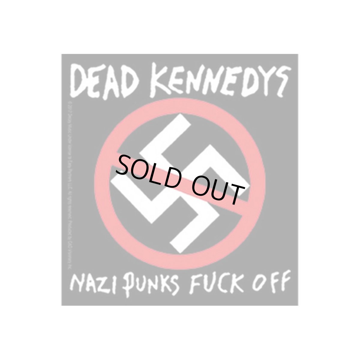 画像1: Dead Kennedys ステッカー デッド・ケネディーズ Nazi Punks Fuck Off (1)