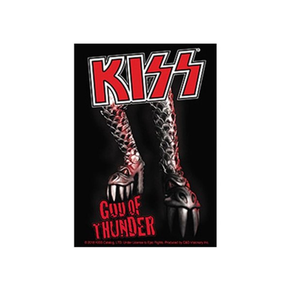 画像1: KISS ステッカー キッス God Of Thunder (1)