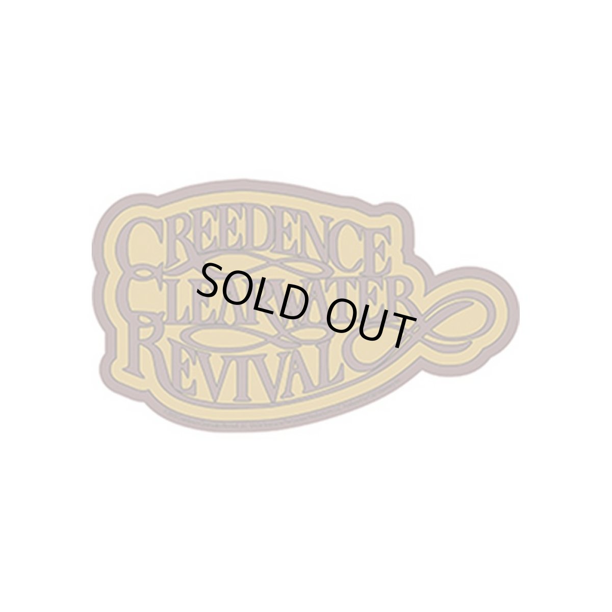 画像1: CCR Creedence Clearwater Revival ステッカー クリーデンス・クリアウォーター・リバイバル Logo (1)