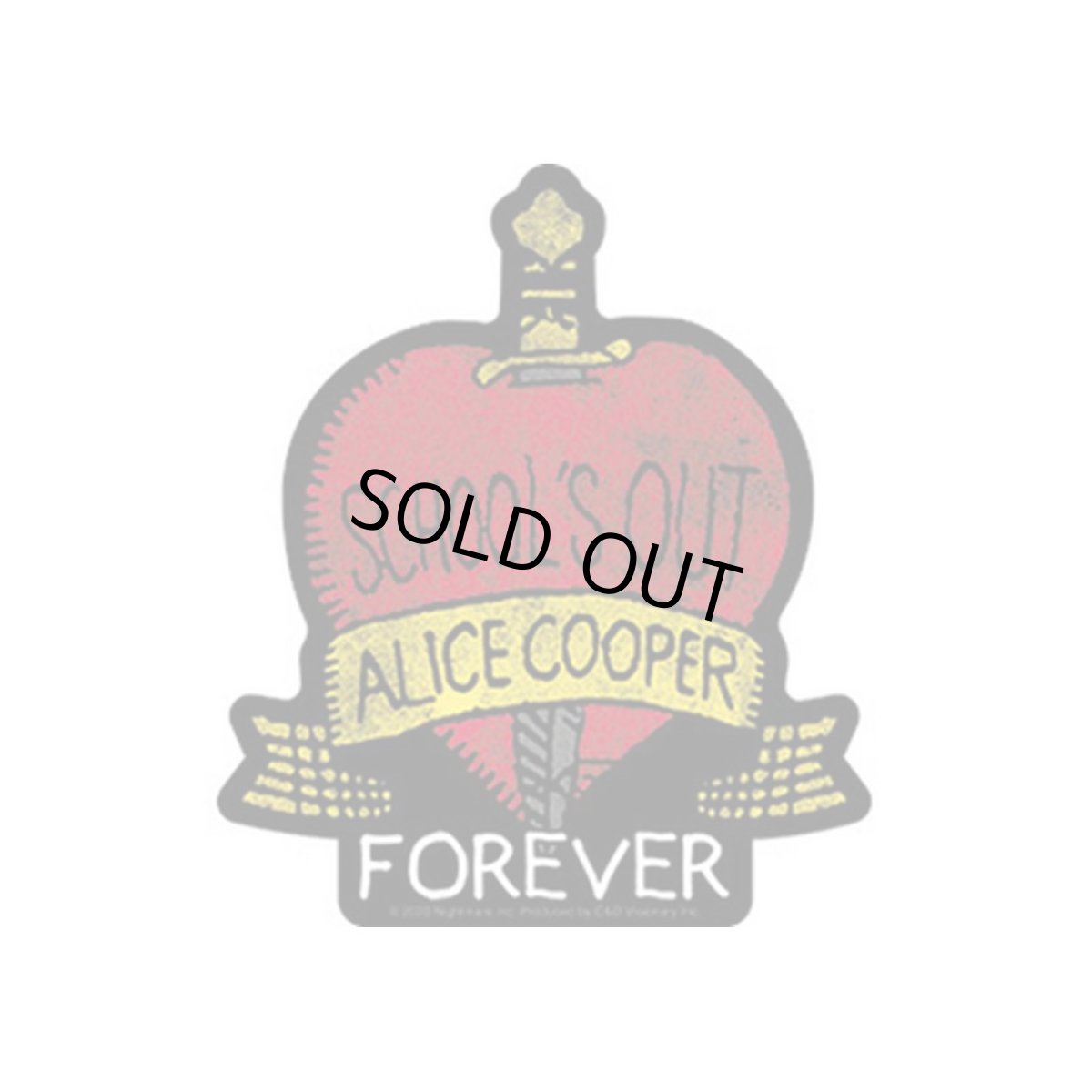 画像1: Alice Cooper ステッカー アリス・クーパー School's Out (1)