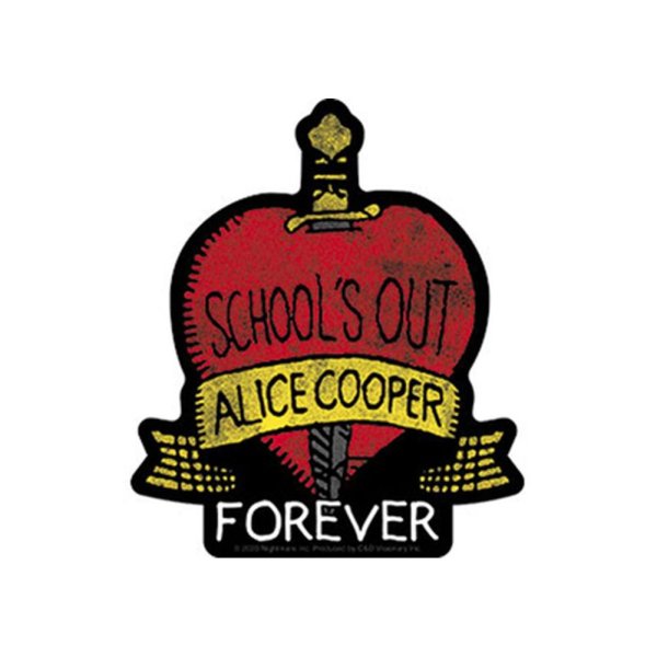 画像1: Alice Cooper ステッカー アリス・クーパー School's Out (1)