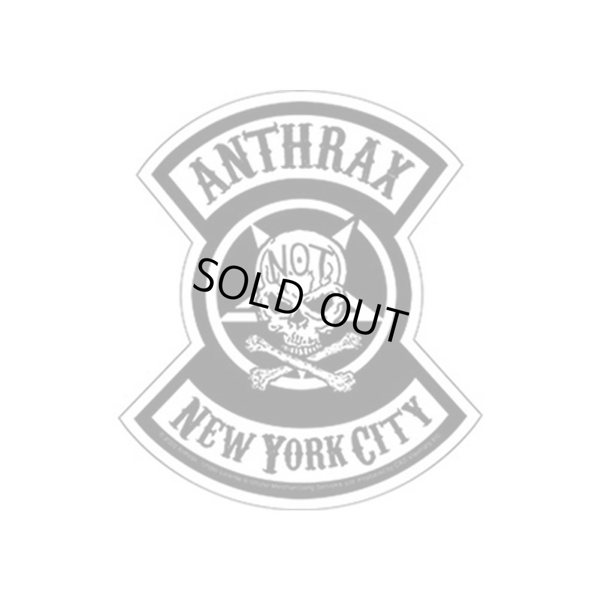画像1: Anthrax ステッカー アンスラックス NYC (1)