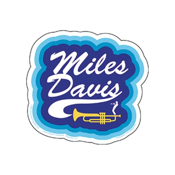 画像1: Miles Davis ステッカー マイルス・デイヴィス Logo (1)