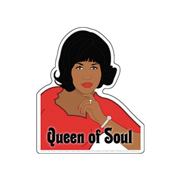 画像1: Aretha Franklin ステッカー アレサ・フランクリン Queen Of Soul (1)