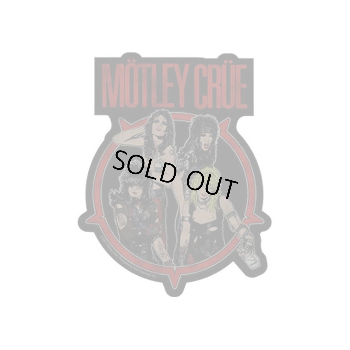 画像1: Motley Crue ステッカー モトリー・クルー Group In Circle (1)