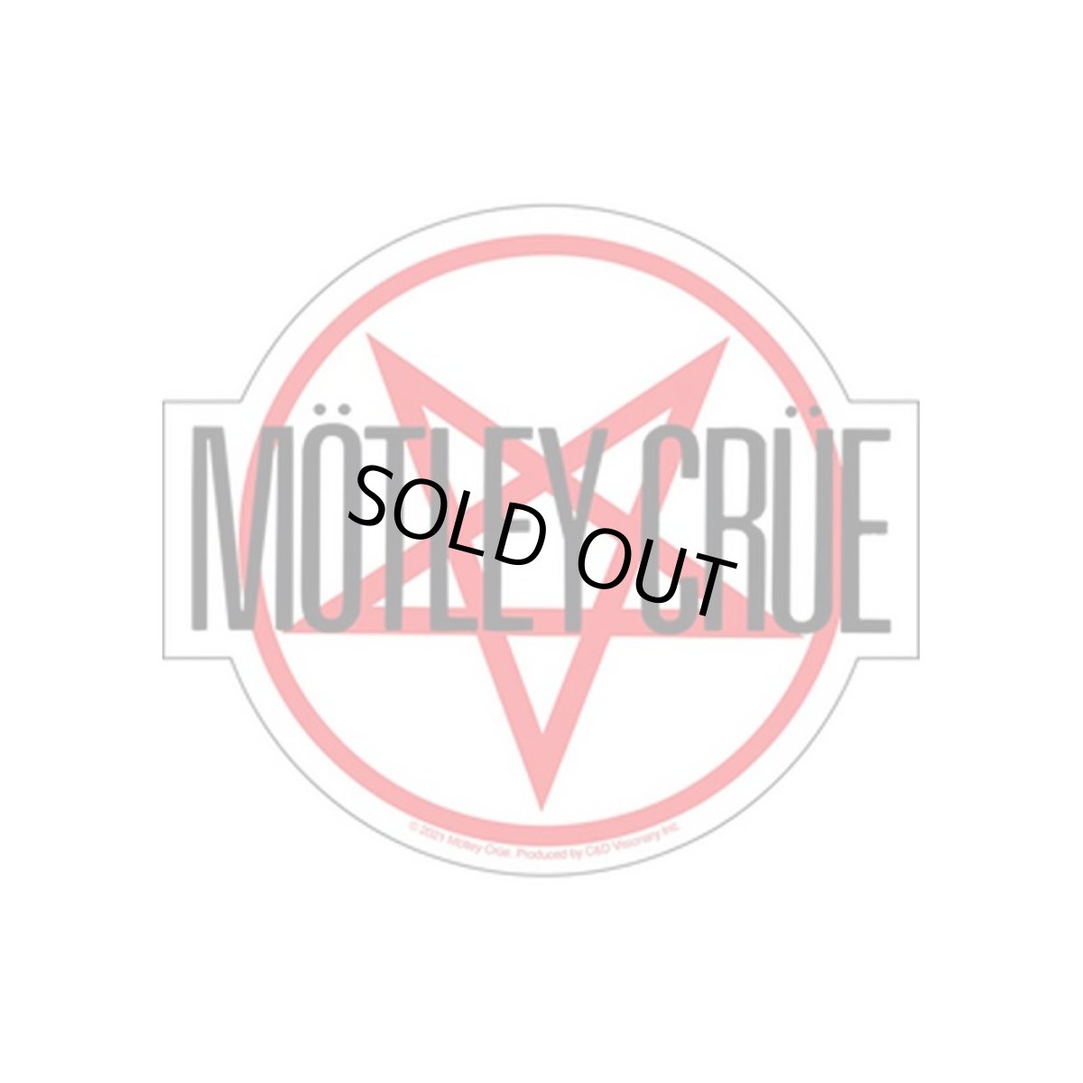 画像1: Motley Crue ステッカー モトリー・クルー Star Logo (1)