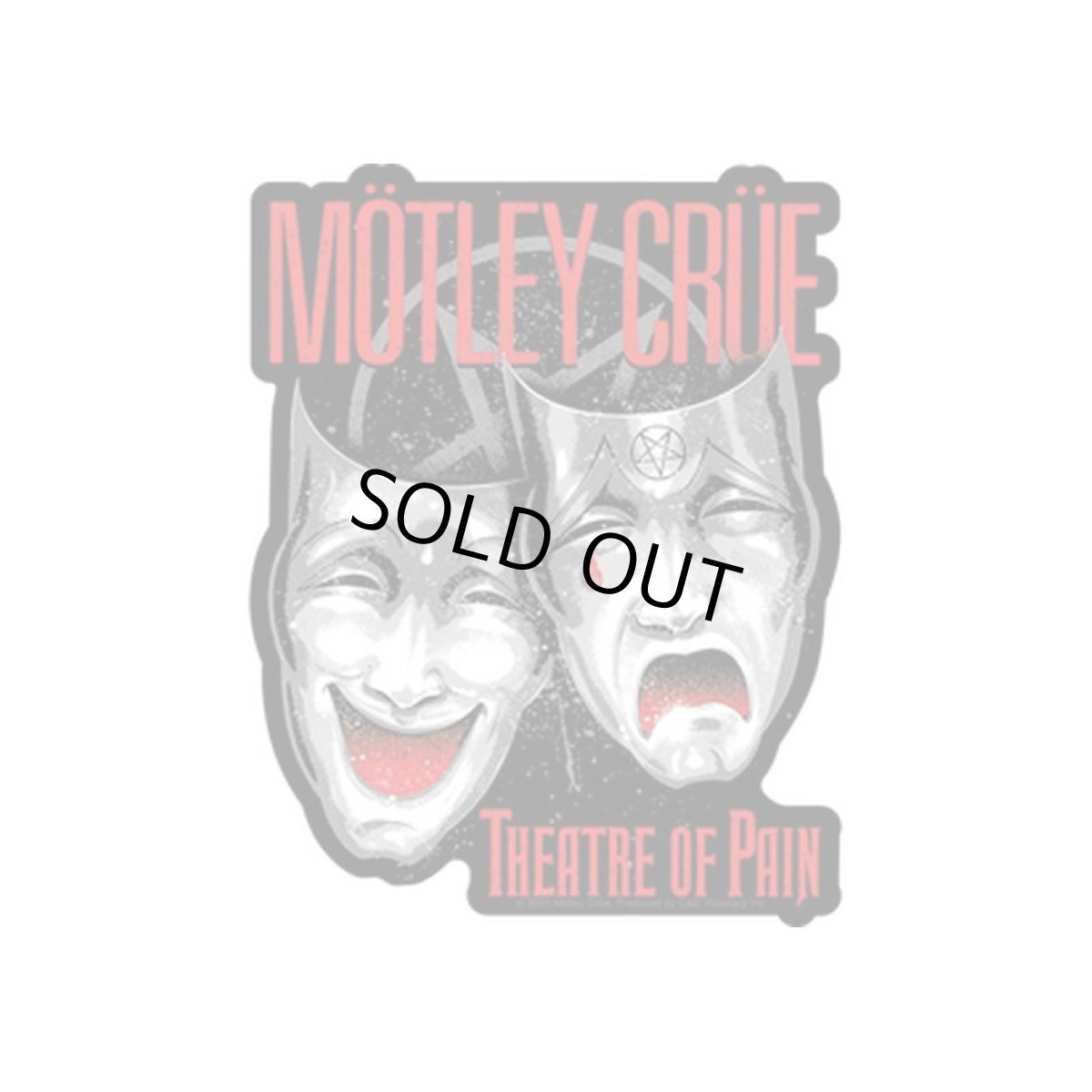 画像1: Motley Crue ステッカー モトリー・クルー Theatre Of Pain (1)