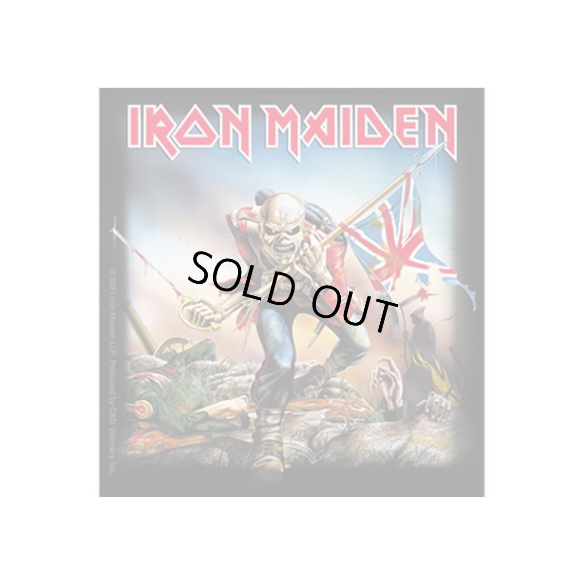 画像1: Iron Maiden ステッカー アイアン・メイデン British Flag (1)