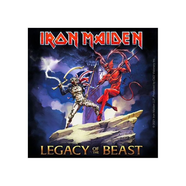 画像1: Iron Maiden ステッカー アイアン・メイデン Legacy Of The Beast (1)