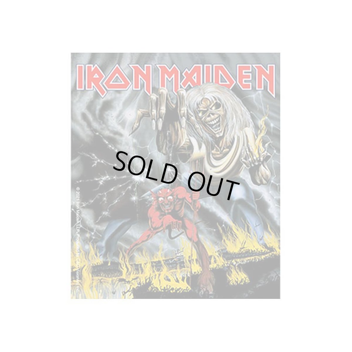 画像1: Iron Maiden ステッカー アイアン・メイデン Number Of The Beast (1)
