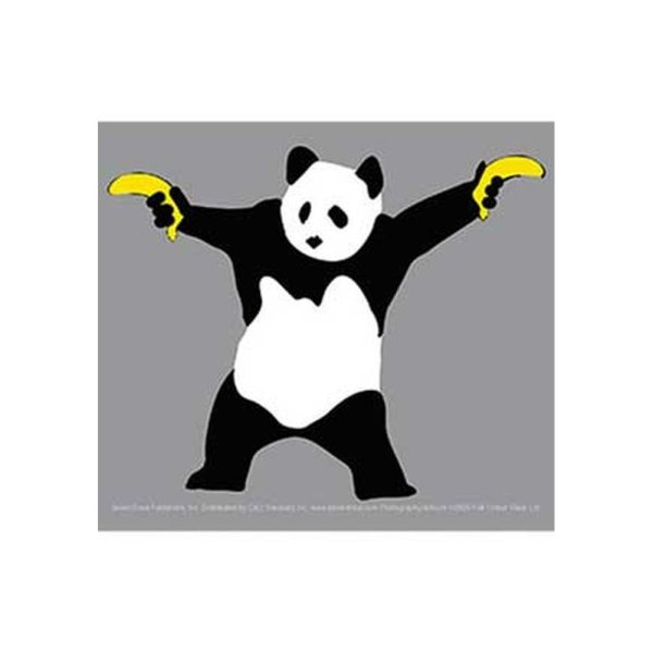 画像1: Banksy ステッカー バンクシー Panda Banana (1)