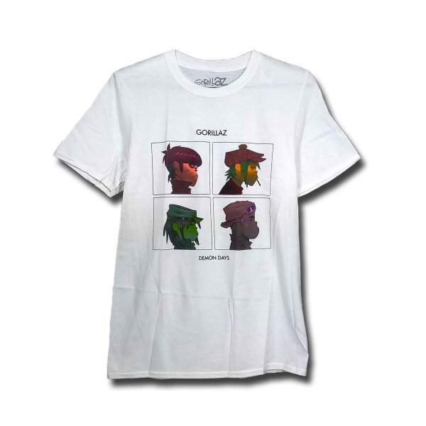 画像1: Gorillaz バンドTシャツ ゴリラズ Demon Days (1)