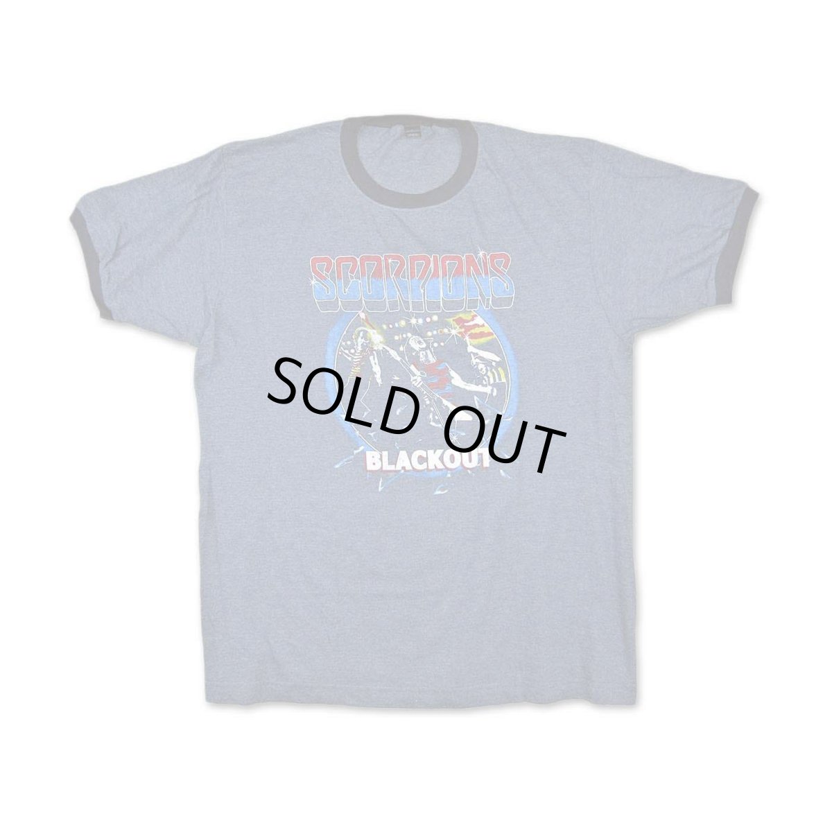 画像1: Scorpions バンドTシャツ スコーピオンズ Blackout Live Ringer (1)
