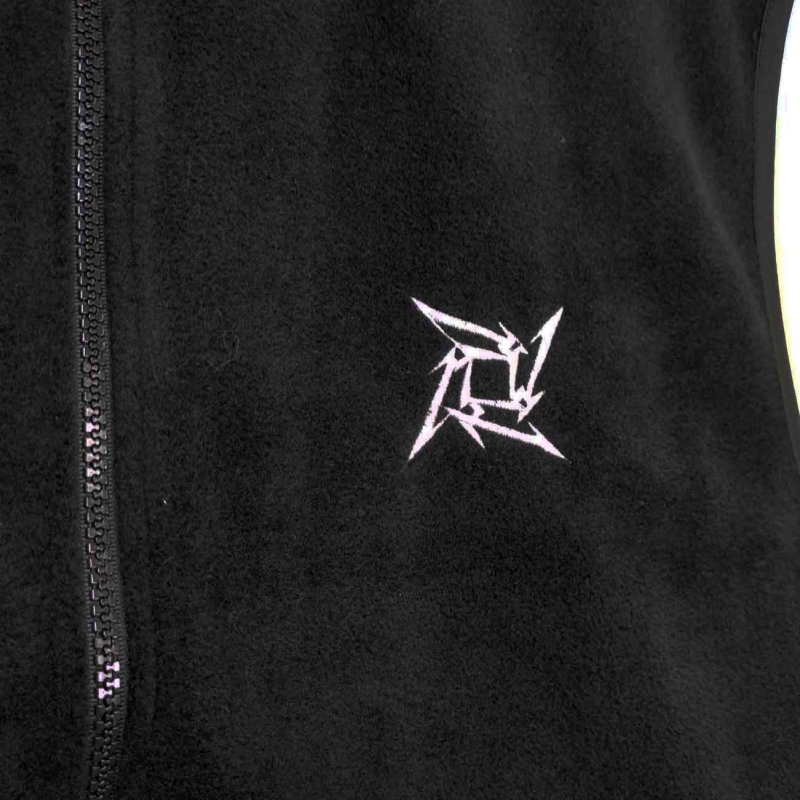 画像2: Metallica フリースベスト メタリカ Logo