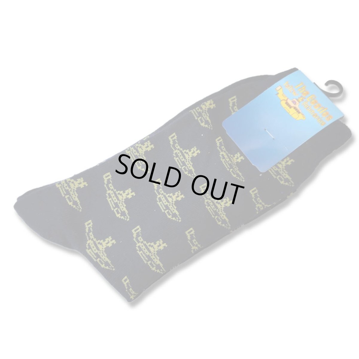 画像1: The Beatles ソックス 靴下 ザ・ビートルズ Yellow Submarine Repeat NAVY (1)