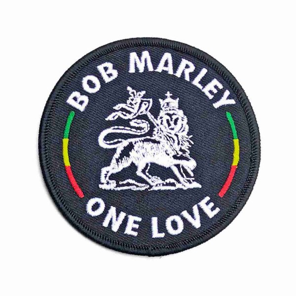 画像1: Bob Marley アイロンパッチ／ワッペン ボブ・マーリー Lion (1)