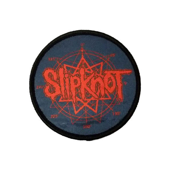 画像1: Slipknot アイロンパッチ／ワッペン スリップノット Logo & Nonagram (1)