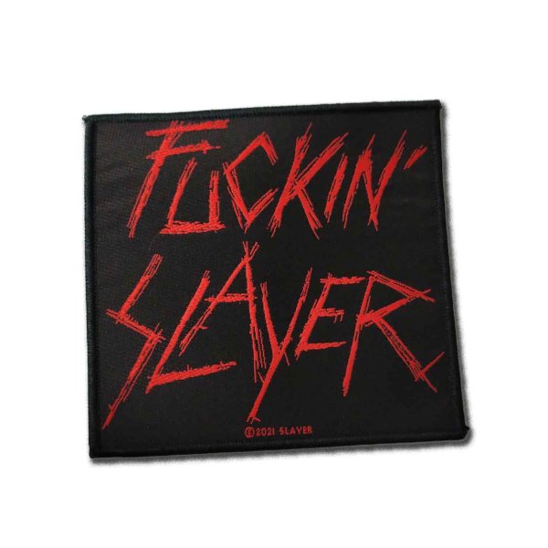 画像1: Slayer パッチ／ワッペン スレイヤー F**kin' Slayer (1)