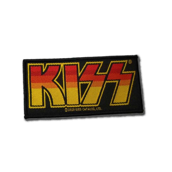 画像1: KISS パッチ／ワッペン キッス Logo (1)
