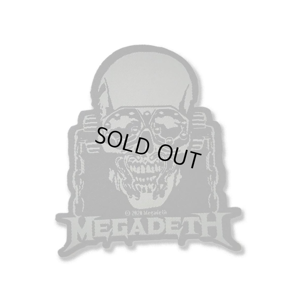 画像1: Megadeth パッチ／ワッペン メガデス Vic Cut Out (1)
