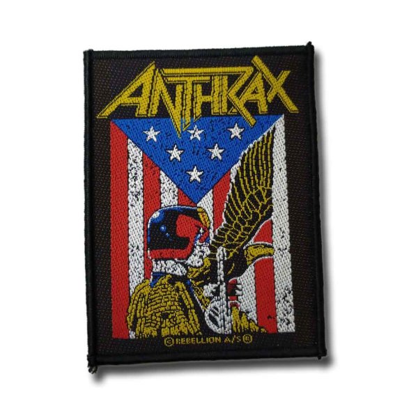 画像1: Anthrax パッチ／ワッペン アンスラックス Judge Dredd (1)