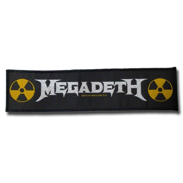 画像1: Megadeth パッチ／ワッペン メガデス Logo Strip (1)