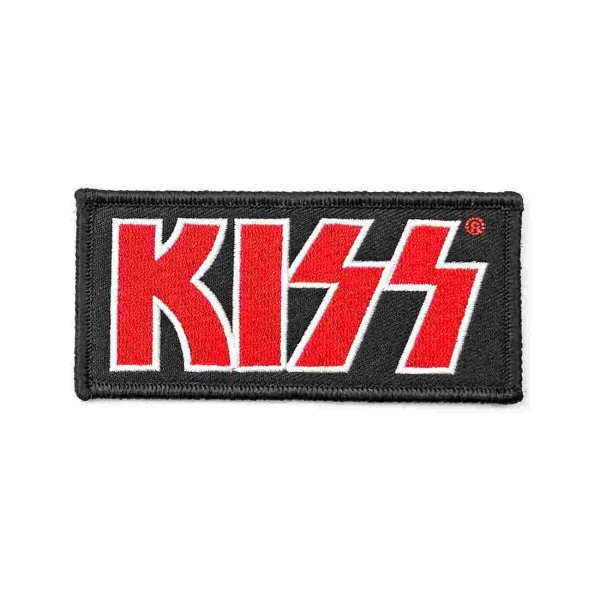 画像1: KISS アイロンパッチ／ワッペン キッス Red Logo (1)