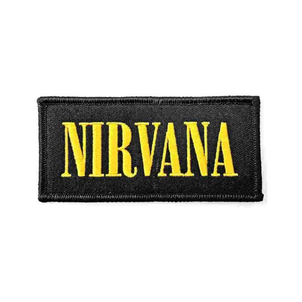 画像1: Nirvana アイロンパッチ／ワッペン ニルヴァーナ Logo (1)
