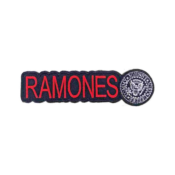 画像1: Ramones アイロンパッチ／ワッペン ラモーンズ Logo & Seal (1)
