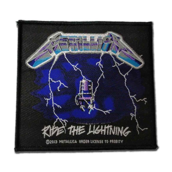 画像1: Metallica パッチ／ワッペン メタリカ Ride The Lightning (1)