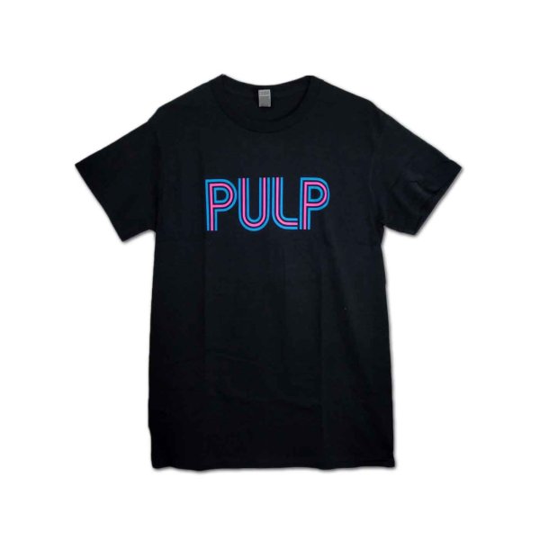 画像1: Pulp バンドTシャツ パルプ Intro Logo BLACK (1)