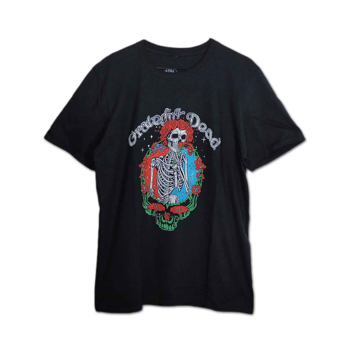 画像1: Grateful Dead バンドTシャツ グレイトフル・デッド Floral Stealie (1)
