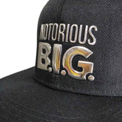 画像1: Notorious B.I.G. スナップバックキャップ ノトーリアスB.I.G. Chrome Logo