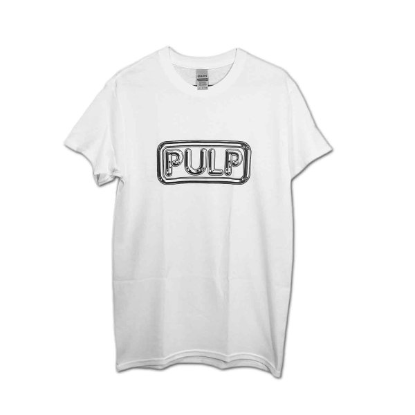 画像1: Pulp バンドTシャツ パルプ Different Class Logo WHITE (1)