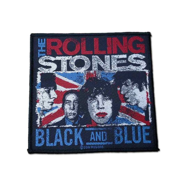 画像1: The Rolling Stones パッチ／ワッペン ザ・ローリング・ストーンズ Black And Blue (1)