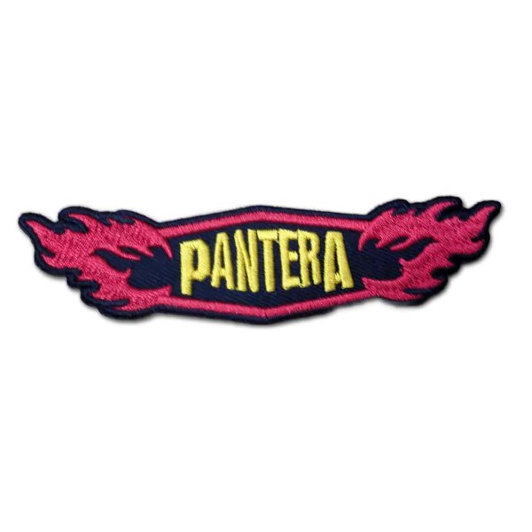 画像1: Pantera アイロンパッチ／ワッペン パンテラ Flames (1)