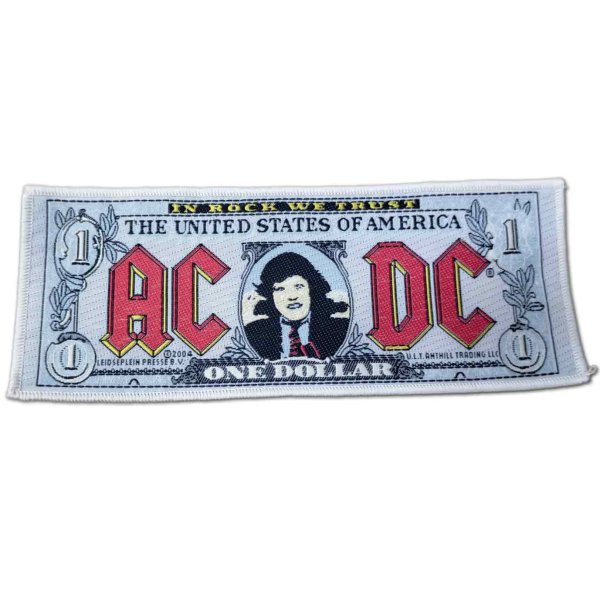 画像1: AC/DC パッチ／ワッペン エーシー・ディーシー Bank Note (1)