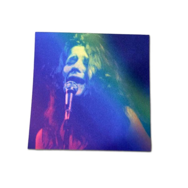画像1: Janis Joplin パッチ／ワッペン ジャニス・ジョプリン Rainbow (1)