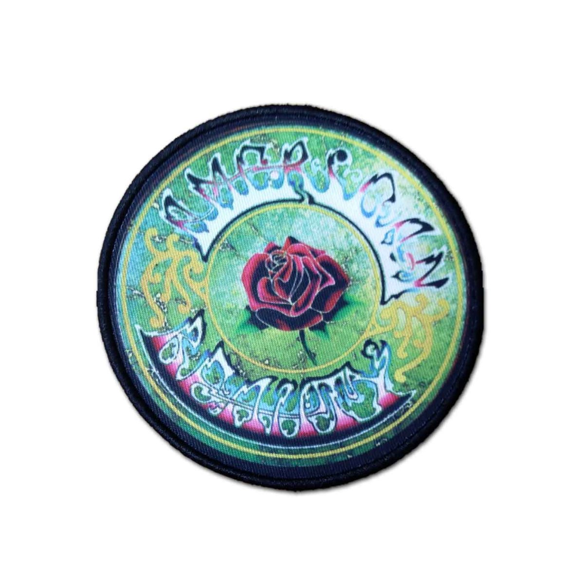 画像1: Grateful Dead パッチ／ワッペン グレイトフル・デッド American Beauty Circle (1)
