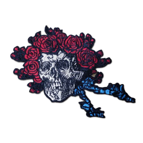 画像1: Grateful Dead アイロンパッチ／ワッペン グレイトフル・デッド Bertha Skull (1)