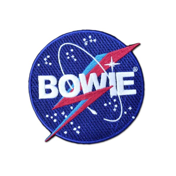 画像1: David Bowie アイロンパッチ／ワッペン デヴィッド・ボウイ NASA (1)