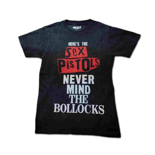 画像1: Sex Pistols バンドTシャツ セックス・ピストルズ NMTB Distressed BLACK Dip-Dye (1)