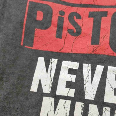 画像1: Sex Pistols バンドTシャツ セックス・ピストルズ NMTB Distressed BLACK Dip-Dye